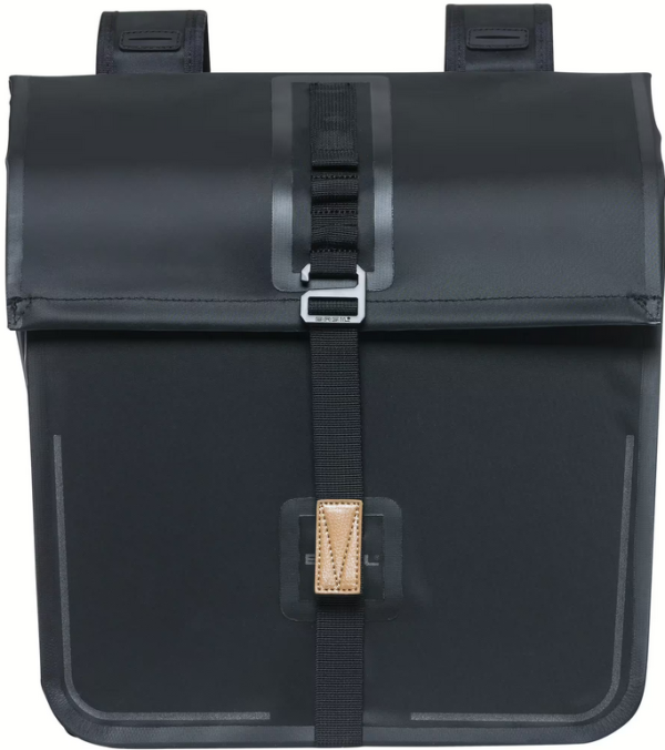 Basil Doppelpacktasche 50  L urban dry- matt black – Bild 2