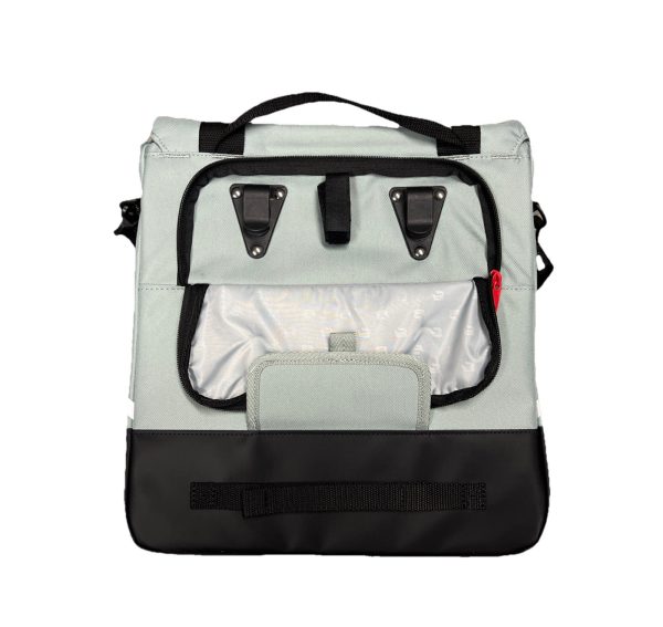 Batavus Gepäckträger Einzelpacktasche 19 L hellblau/schwarz – Bild 2