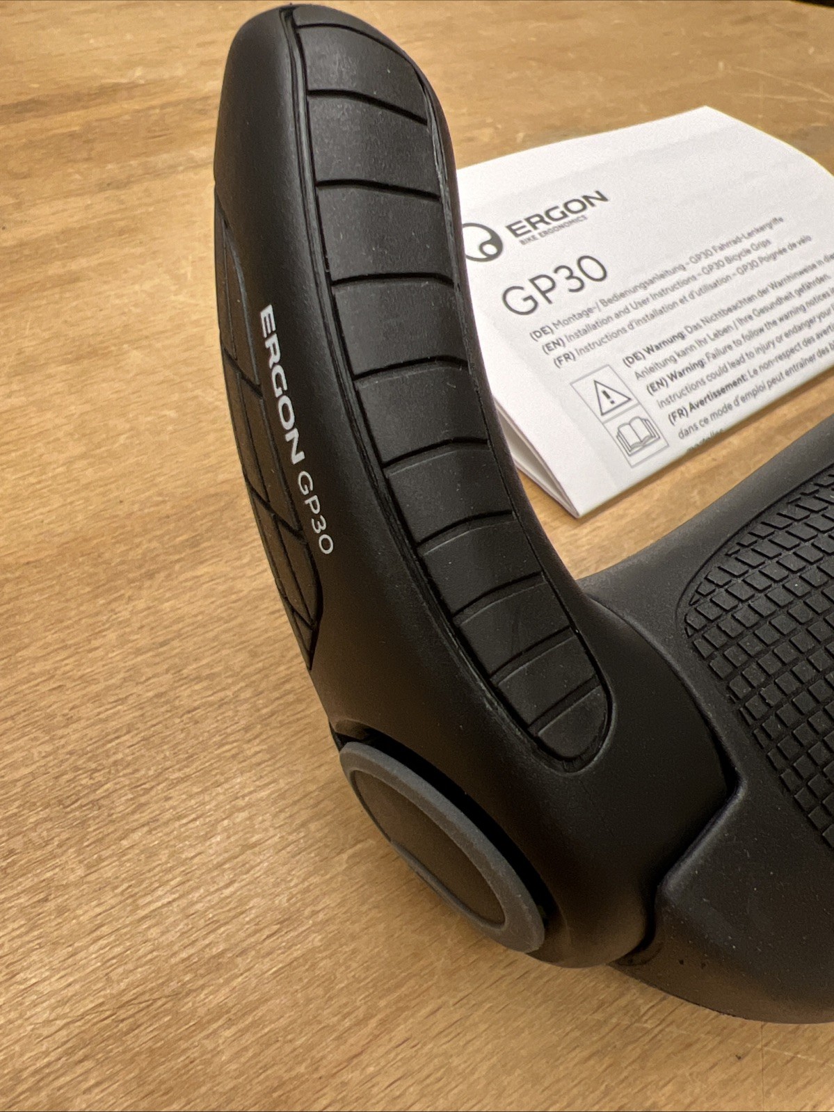 ERGON GP30/GP3 Gr.L 130/130mm mit BarEnds schwarz – Bild 2