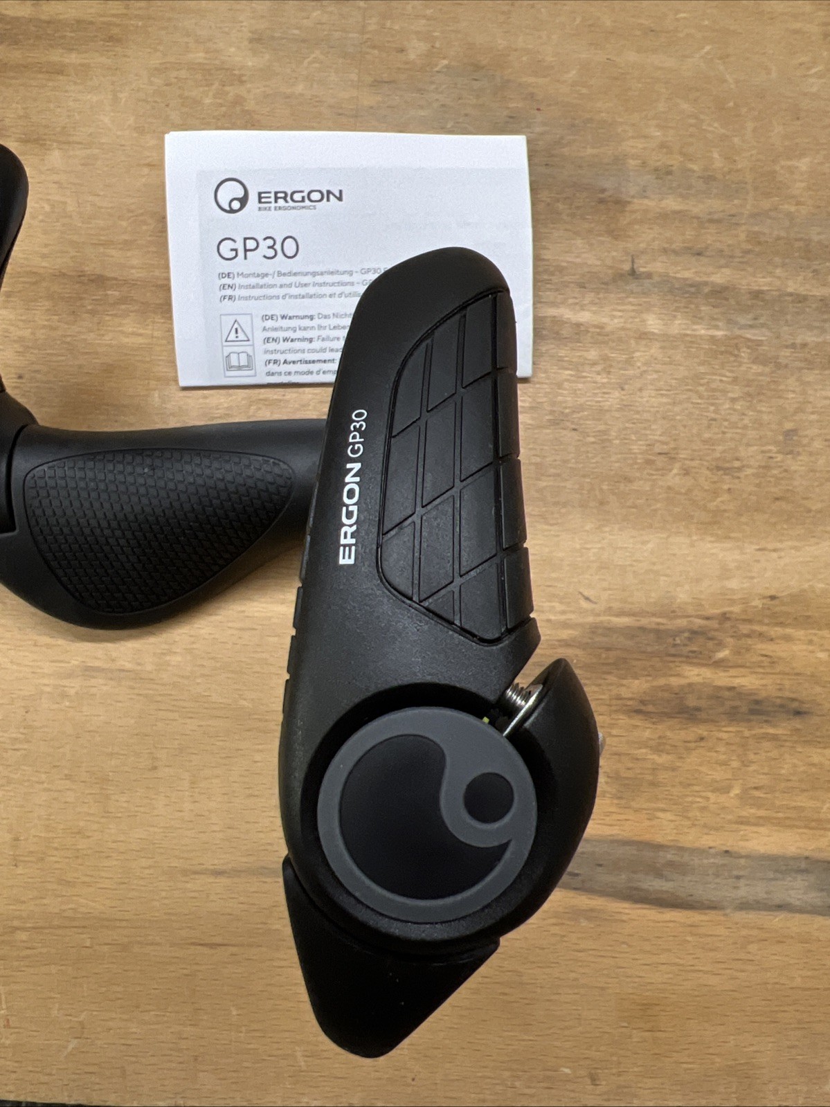 ERGON GP30/GP3 Gr.L 130/130mm mit BarEnds schwarz – Bild 3