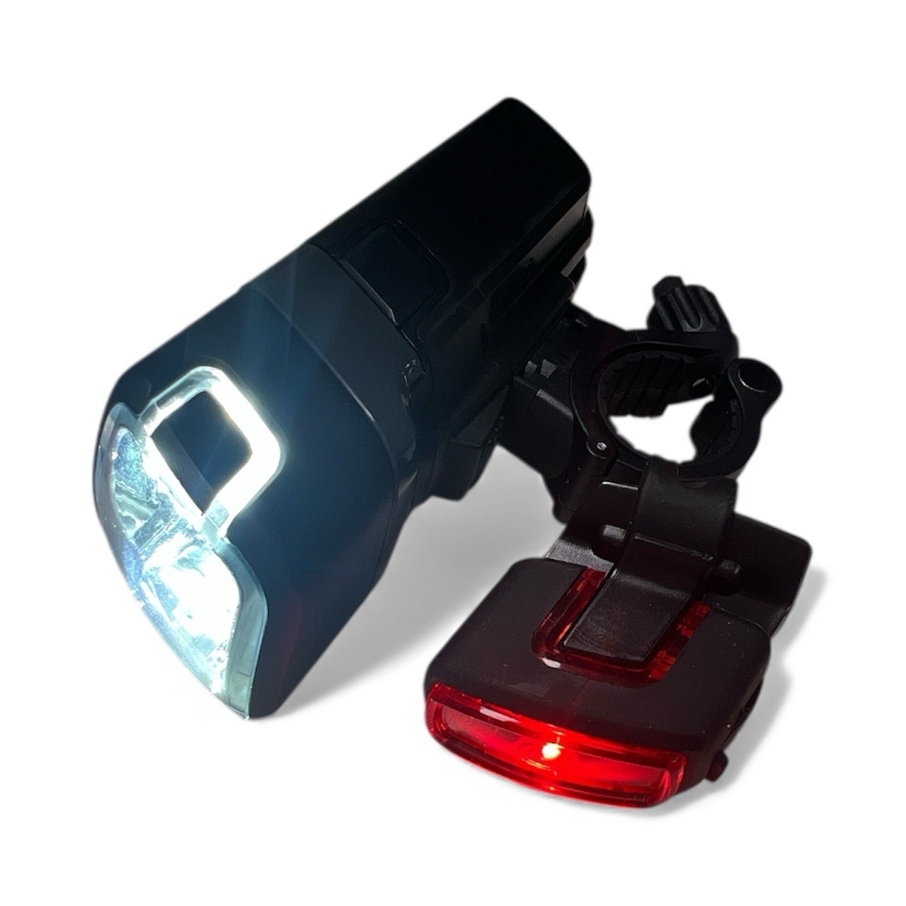 Contec USB-Akku Beleuchtungsset 120Lux+ Bremslicht