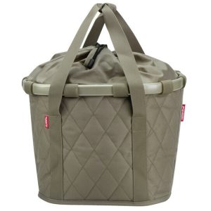 Klickfix Bikebasket rhombus olive