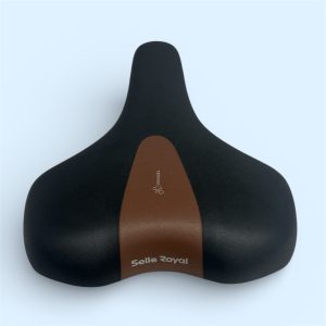 Sattel "Lena" City Royal Gel schwarz-braun