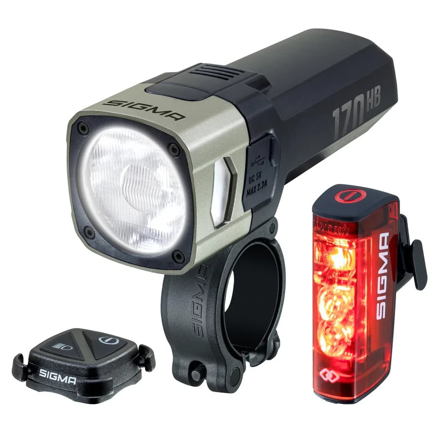 SIGMA LED Akkuleuchten Set AURA 170 HB Hiro 50