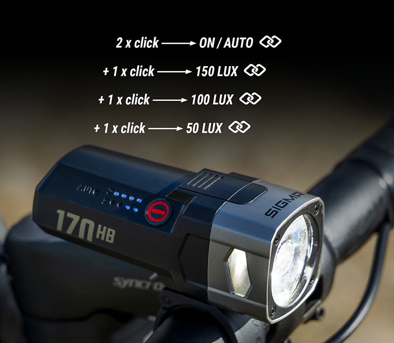 SIGMA LED Akkuleuchten Set AURA 170 HB Hiro 50
